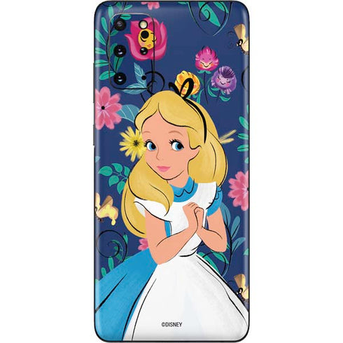 Disney Alice in Wonderland (animated) Floral Print Galaxy S20 Plus Skin